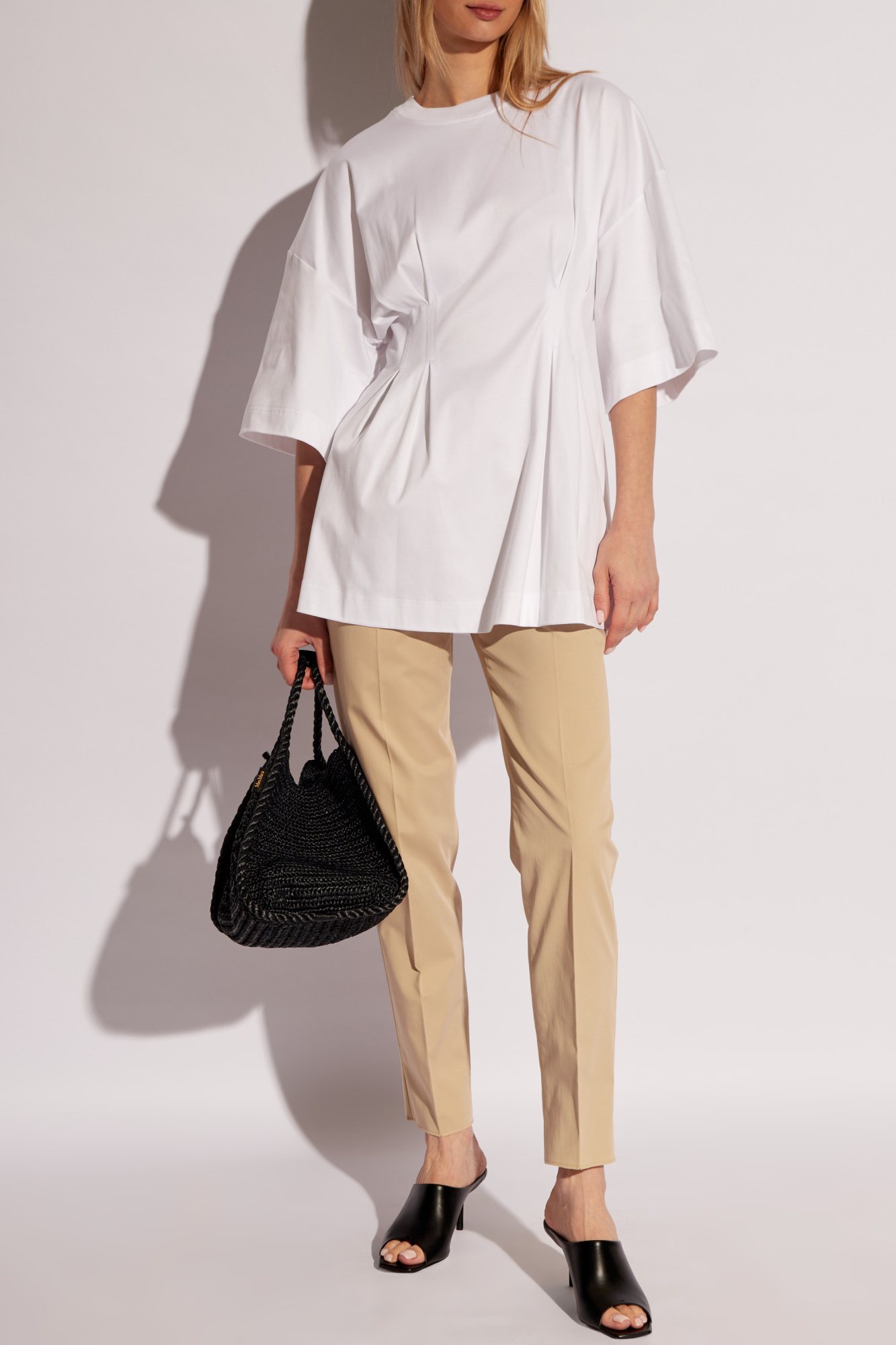 パンツ S Max Mara FW25 Trousers (2529136031 UMANITA030) MAX MARA S TROUSERS UMANITA Woman Classic Dark | Mascheroni